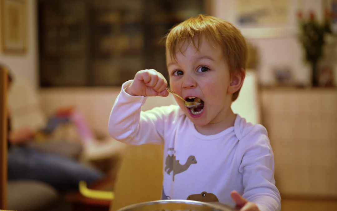 Toddler Won’t Sit Still at Mealtimes?